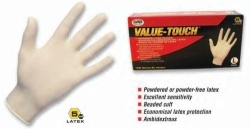 DISPOSABLE LATEX GLOVES (XL) 100/BX